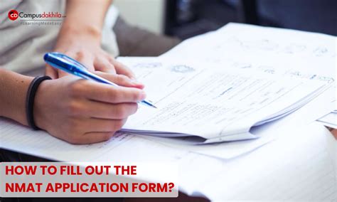 How to Fill NMAT Application Form 2024 .